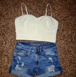 American Eagle Spaghetti Strap Top Size M